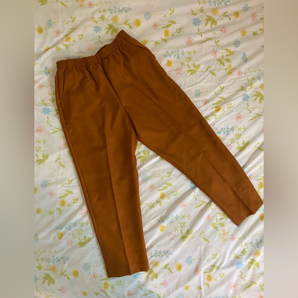 Vintage bronze pants